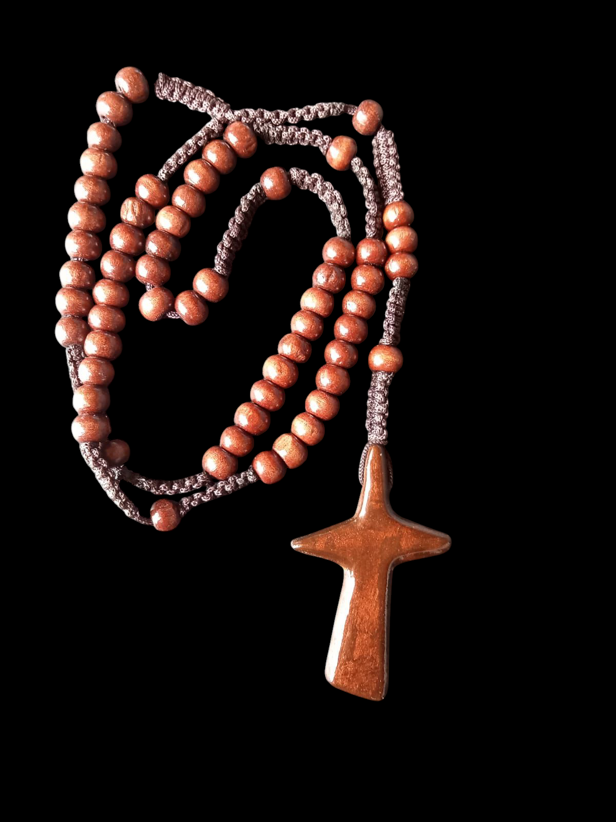 Rosario con cruz de pico