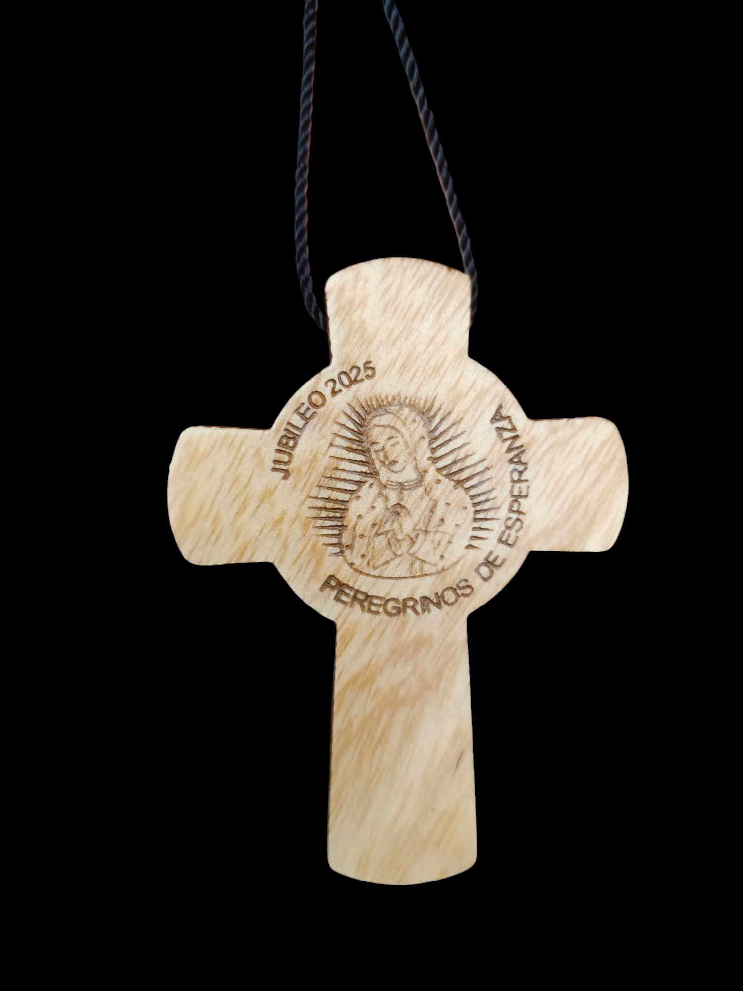 Cruz con la virgen de Guadalupe